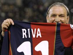 Gigi Riva, 74 anni, simbolo del calcio italiano. Afp