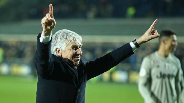 Gian Piero Gasperini, allenatore dell’Atalanta. Ansa