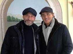 Gianluca Vialli, 54 anni, e Roberto Mancini, 54. Instagram