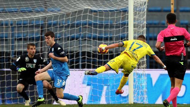 Il gol che ha sbloccato la partita di Emanuele Giaccherini ANSA Il gol che ha sbloccato la partita di Emanuele Giaccherini ANSA