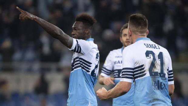 L’esultanza di Caicedo. Ansa L’esultanza di Caicedo. Ansa