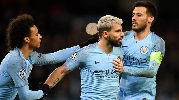 City senza patemi contro lo Schalke. Getty City senza patemi contro lo Schalke. Getty