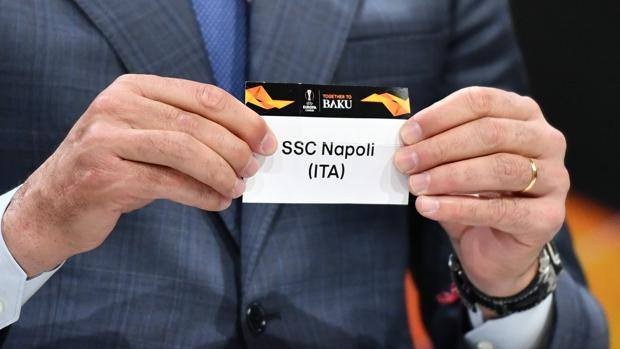 Il sorteggio del Napoli. Afp