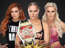 Becky Lynch, Ronda Rousey e Charlotte Flair