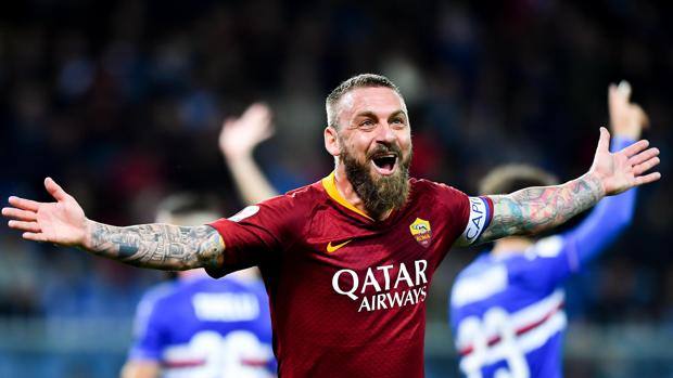 De Rossi, match winner a Genova. Lapresse De Rossi, match winner a Genova. Lapresse