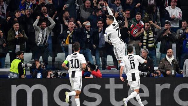 L'esultanza di CR7 dopo il momentaneo 1-0. Getty L'esultanza di CR7 dopo il momentaneo 1-0. Getty