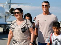 Cristiano Ronaldo con la madre Dolores