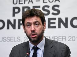 Andrea Agnelli, 43 anni, presidente dell’Eca e della Juventus. Afp