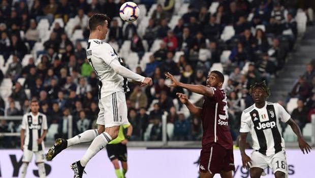Il gol del pari di Cristiano Ronaldo. Getty Il gol del pari di Cristiano Ronaldo. Getty