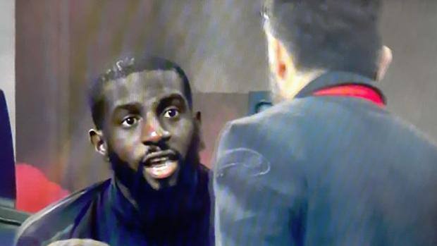 Bakayoko contro Gattuso in un frame del diverbio