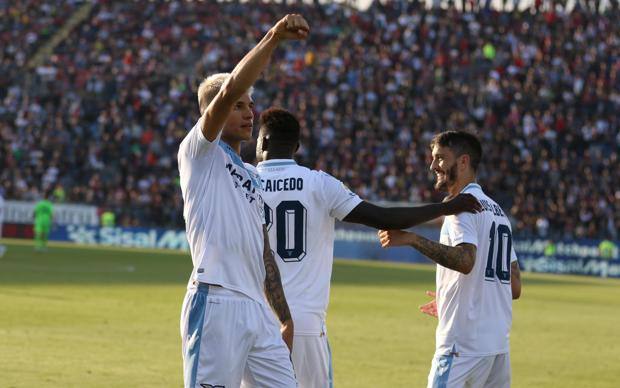 Correa festeggia il gol del 2-0. Ansa Correa festeggia il gol del 2-0. Ansa