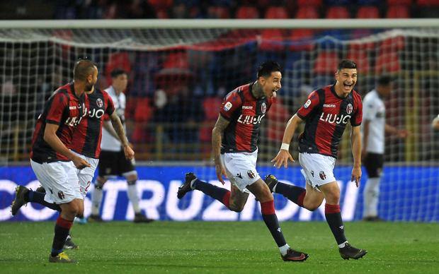 L'esultanza del Bologna. Getty L'esultanza del Bologna. Getty