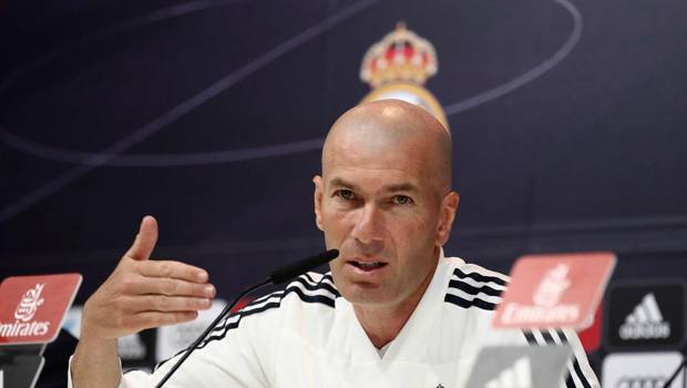 Zinedine Zidane, tecnico del Real Madrid. Epa 