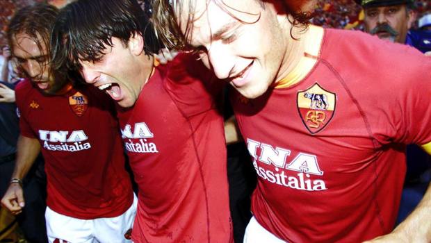 Batistuta, Montella, Totti, gli eroi dello scudetto 2001 