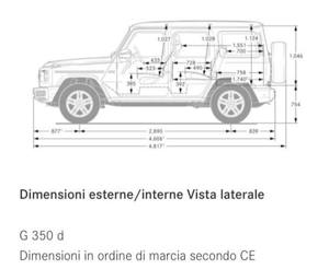 mercedes g dimensioni mercedes g dimensioni