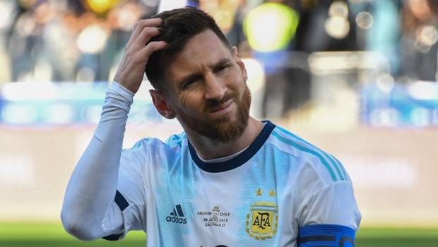Leo Messi in maglia Argentina 