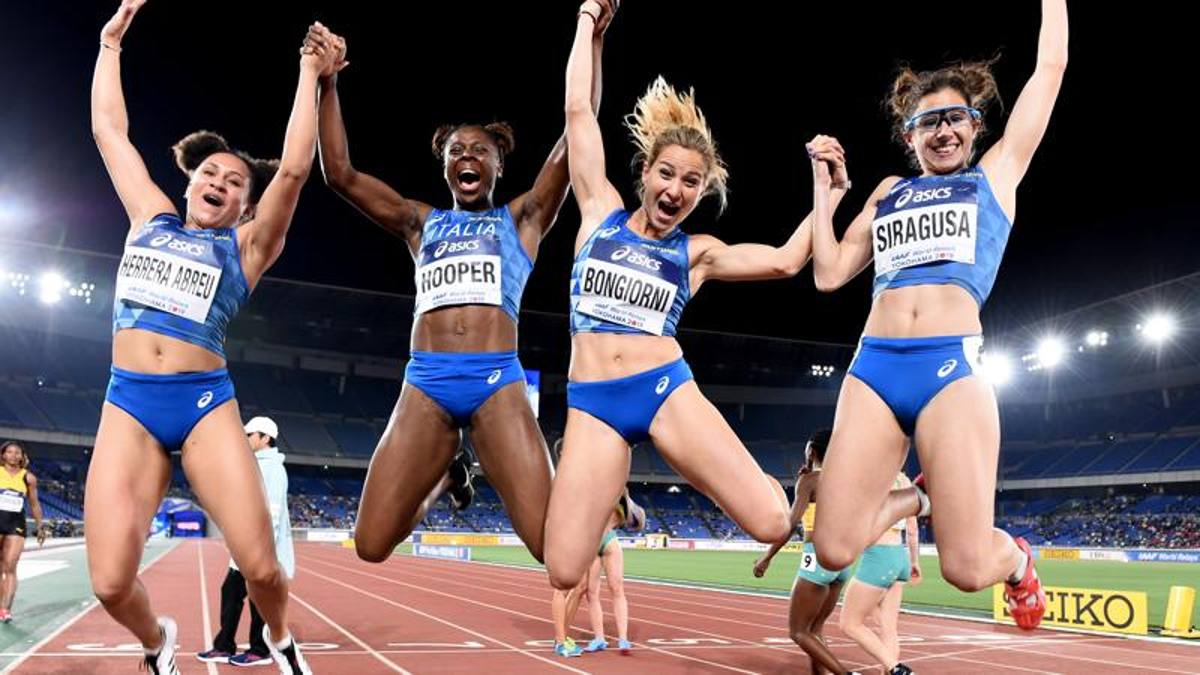 Atletica, Mondialidoppio record italiano delle 4x100. Ragazze in
