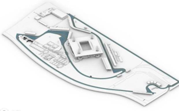 Il circuito disegnato attorno all'Hard Rock Stadium