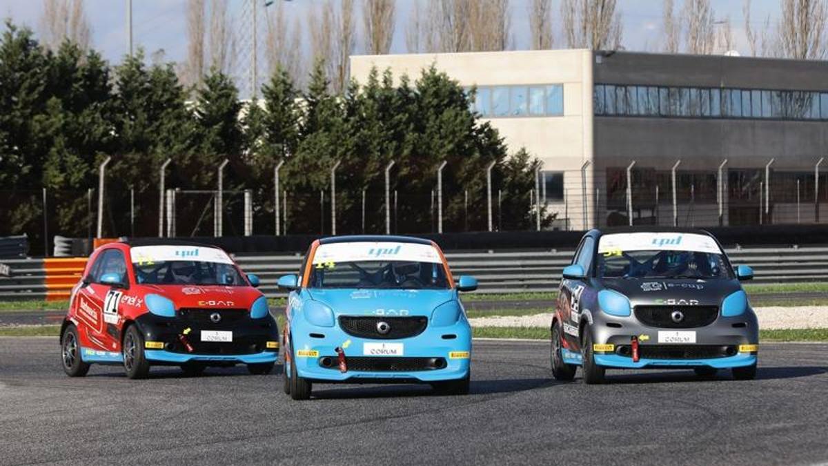 Smart EQ fortwo e-cup: Adria, Ghirelli in pole position - La Gazzetta dello Sport