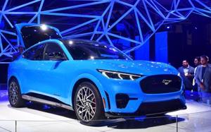Salone Los Angeles Ford Mustang Mach E Suv Elettrico Dallo