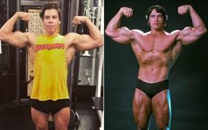 joseph come arnold il figlio di schwarzenegger sulle orme del padre la gazzetta dello sport