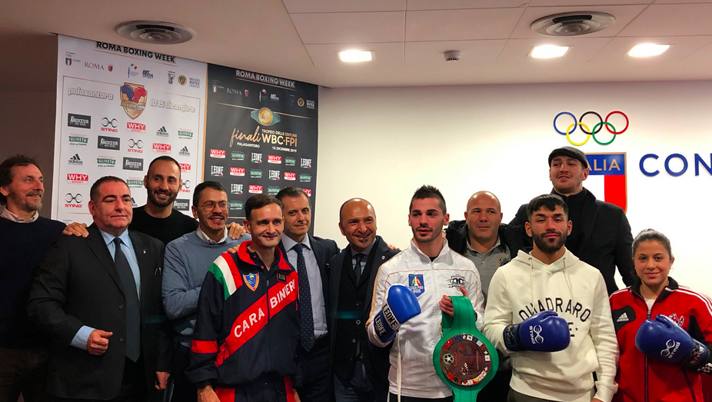 Roma Boxing Week, foto di gruppo (Credit: Gazzetta dello Sport)