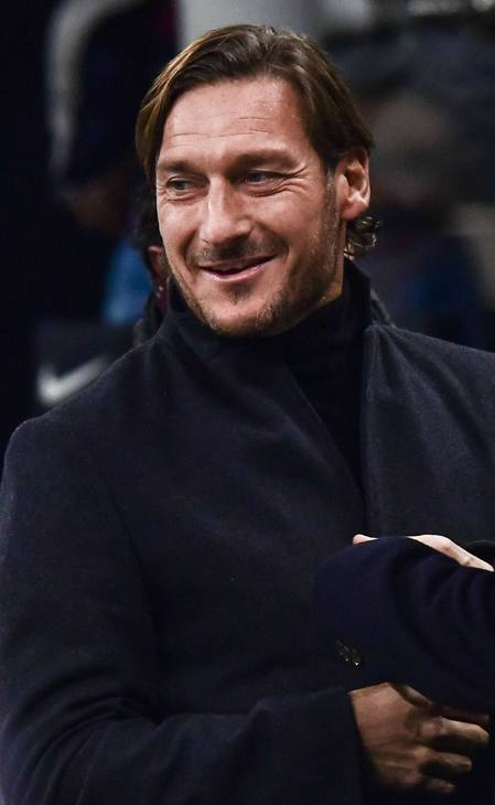  Francesco Totti a San Siro per Inter-Roma. Afp  