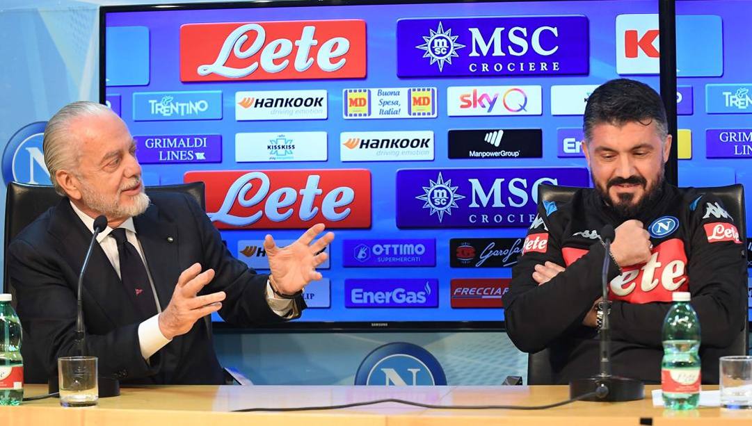 Il Napoli ha sostituito Ancelotti con Gattuso il giorno dopo essersi qualificato agli ottavi di Champions. Getty 