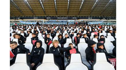 Juve Festa Di Natale Coi Ragazzi Delle Giovanili La Gazzetta Dello Sport