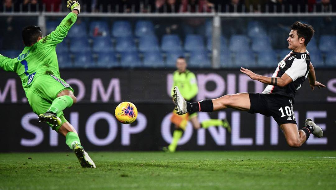 Paulo Dybala, 26 anni, in gol contro la Samp. Afp 