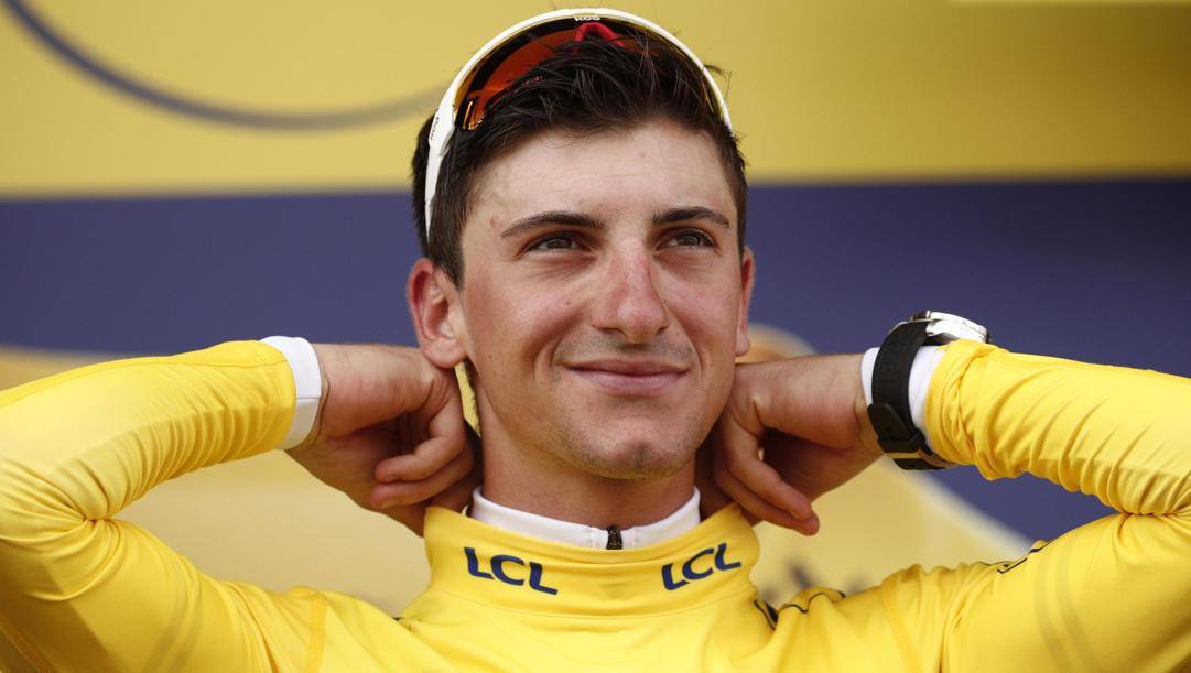 Giulio Ciccone, al Tour 2019 due giorni in giallo. Epa 