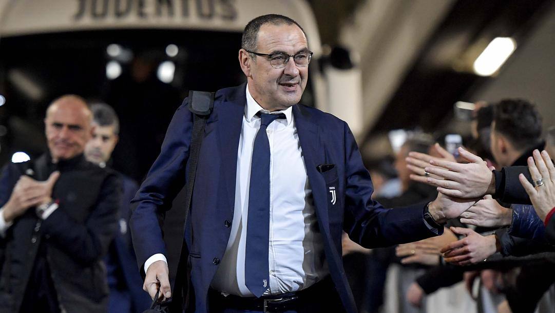 Maurizio Sarri, 61 anni, tecnico Juve. Getty Images 