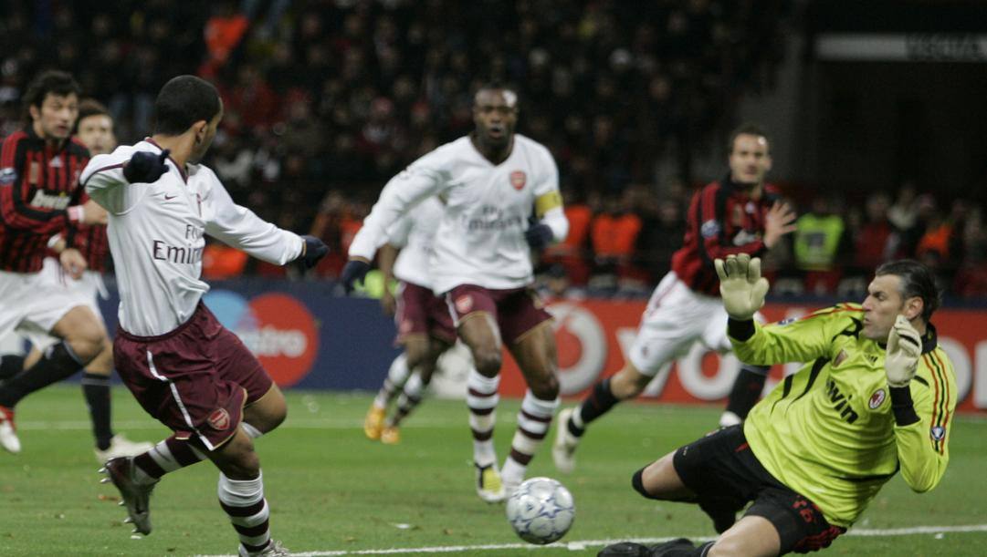 Kalac durante Arsenal-Milan del 20 febbraio 2008. AP 