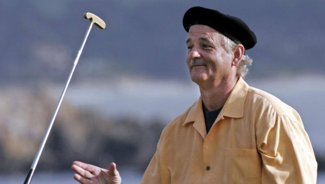 Bill Murray, attore e appassionato golfista 