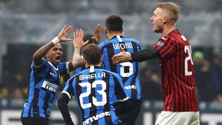 La gioia nerazzurra. Getty La gioia nerazzurra. Getty