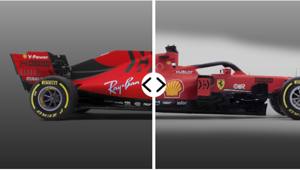 Ferrari Guarda Le Differenze Fra La Nuova Ferrari E Quella Del 2019 La Gazzetta Dello Sport