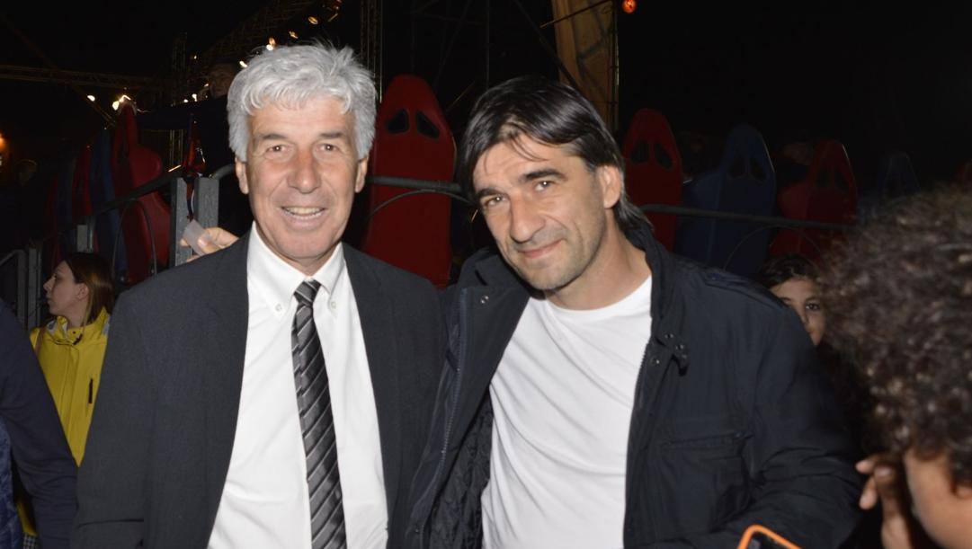 Gian Piero Gasperini, 62 anni, e, a destra, Ivan Juric, 44 