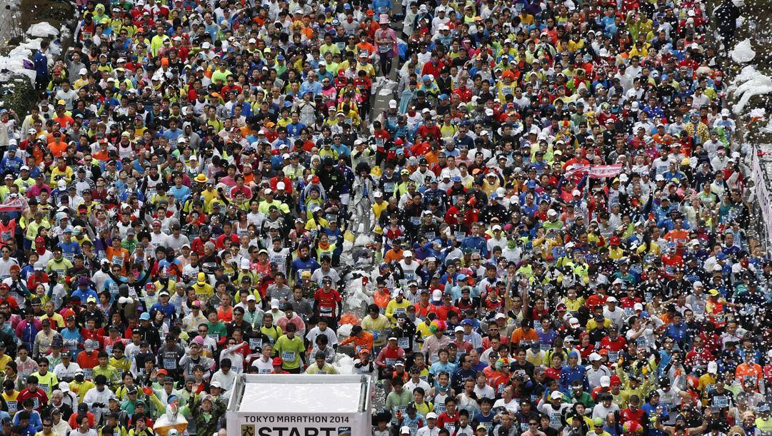 La Tokyo marathon degli anni passati 