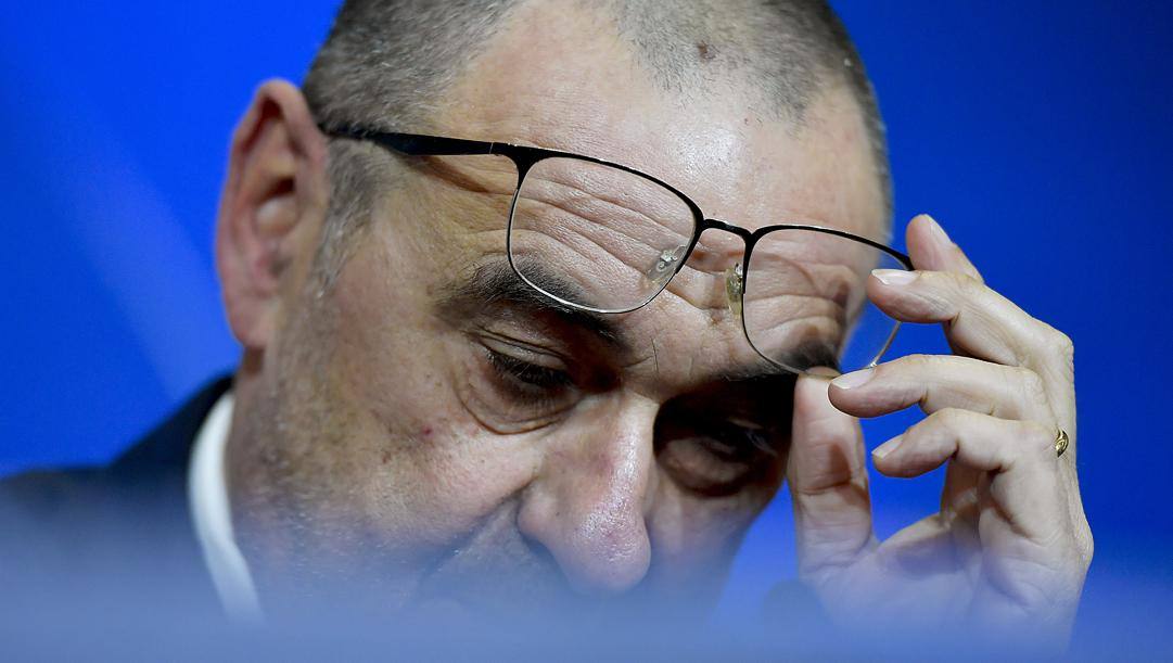 Maurizio Sarri, 61 anni, tecnico della Juventus. Getty 