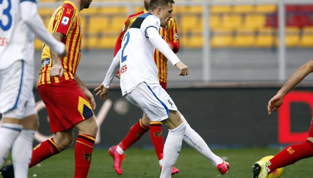 Josip Ilicic segna il gol del 2-3. Lapresse 