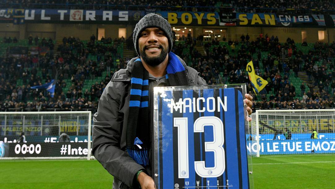 Maicon ha giocato nell'Inter dal 2006 al 2012. Getty 