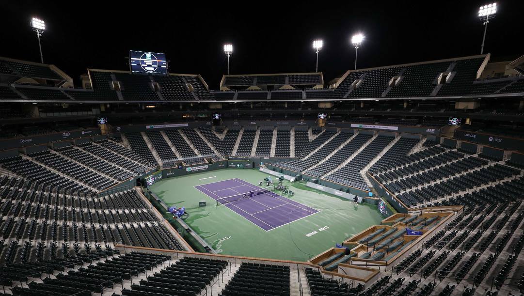 Il campo centrale a Indian Wells  