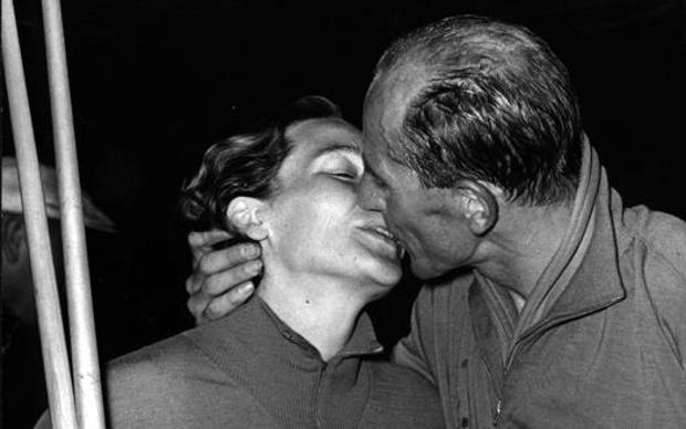 Dana Zatopkova e Emil Zatopek nel 1954 