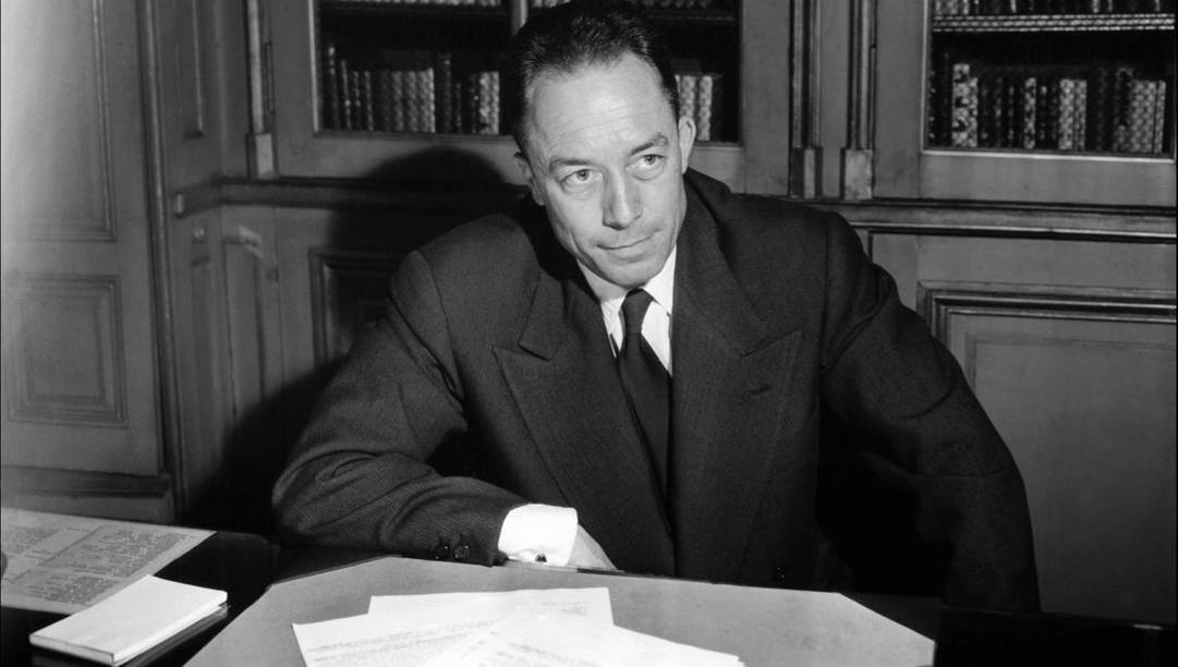 Albert Camus, autore de "La peste". Afp 
