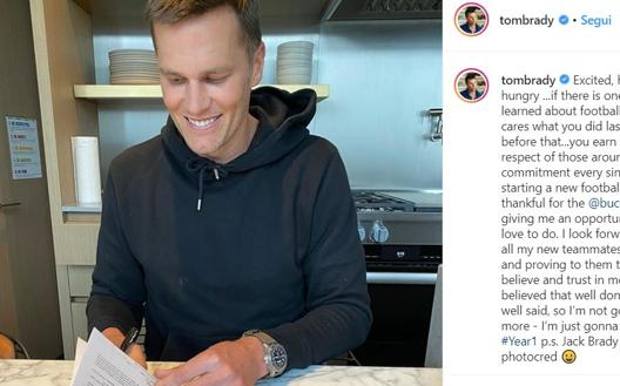 Il post pubblicato da Tom Brady. Instagram 