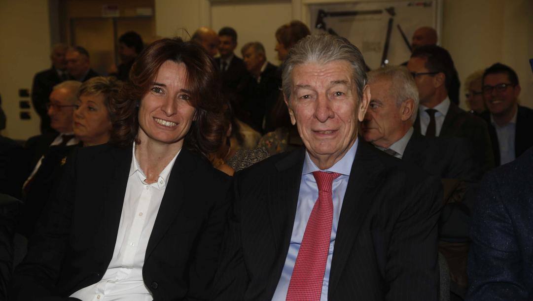 Norma Gimondi e suo padre Felice in una foto del 2016. Bettini 