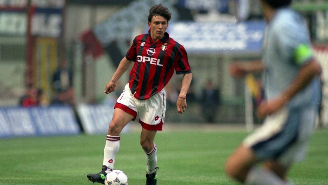Stefano Eranio, al Milan dal 1992 al 1997. Aldo Liverani 