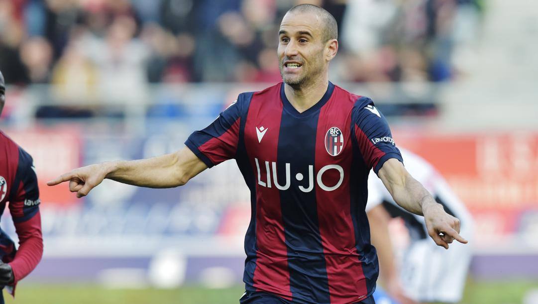 Rodrigo Palacio, 38 anni, attaccante del Bologna. Lapresse 