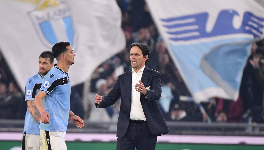 Simone Inzaghi, 43 anni, alla Lazio dal 3 aprile 2016. Lapresse 