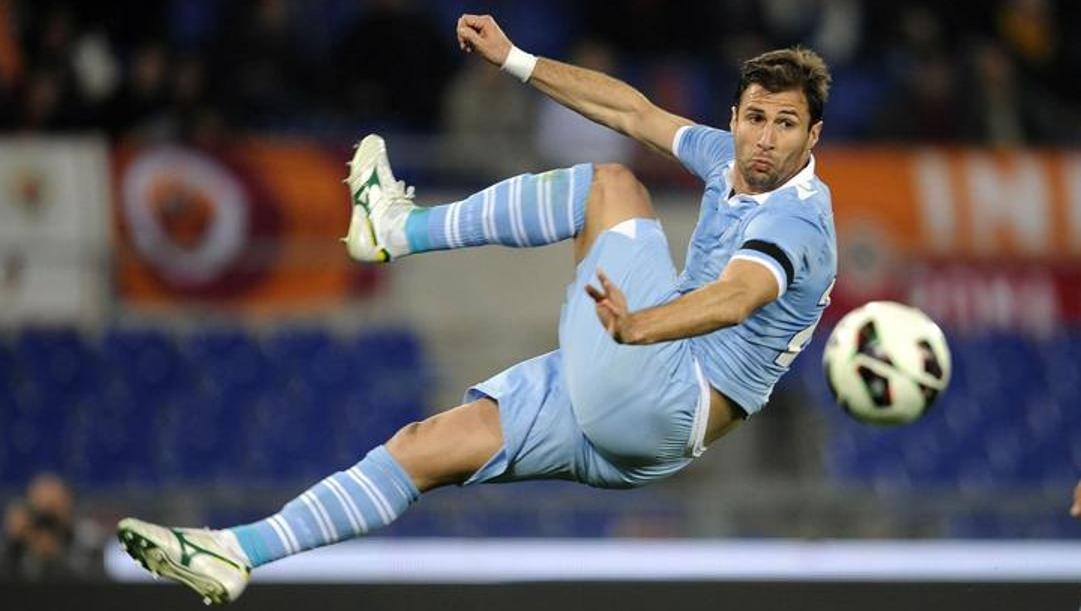 Lorik Cana, 36 anni, alla Lazio dal 2011 al 2015. Lapresse 